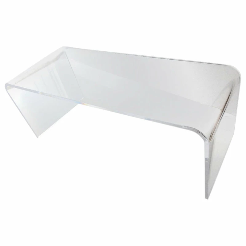 Southeastflorida Acrylic Coffee Table Lucite, 50"x20"x17", 3/4" Thick