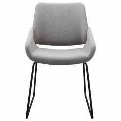 Moe's Home Collection Lisboa Dining Chair Light Gray