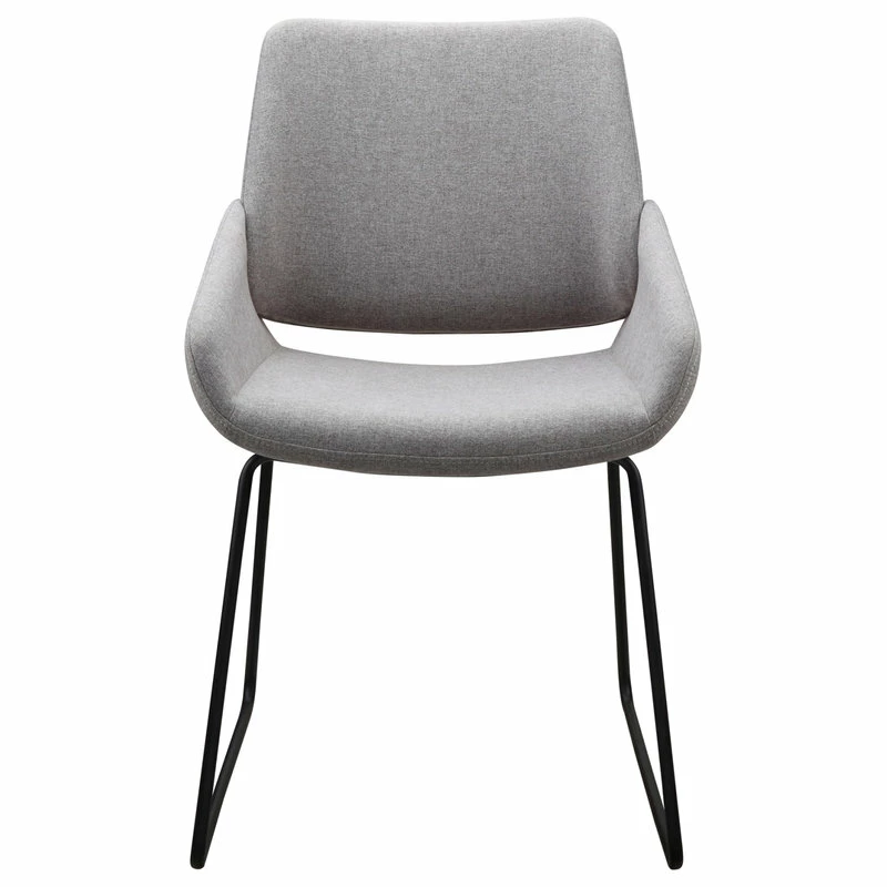 Moe's Home Collection Lisboa Dining Chair Light Gray
