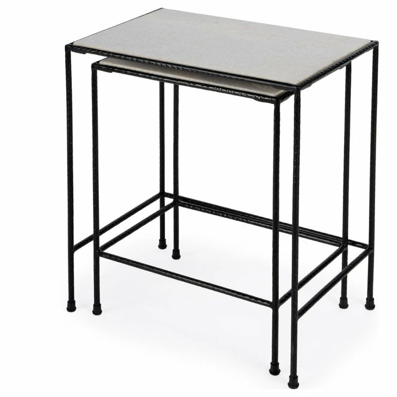Butler Specialty Company Butler Carrera Marble Nesting Tables, 2-Piece Set - Image 2