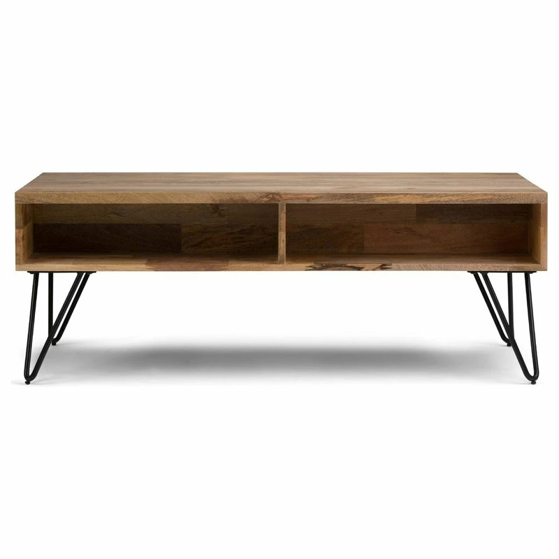 Simpli Home Ltd. Simpli Home Hunter Mango Wood 48" Rectangle Lift Top Coffee Table In Natural - Image 3