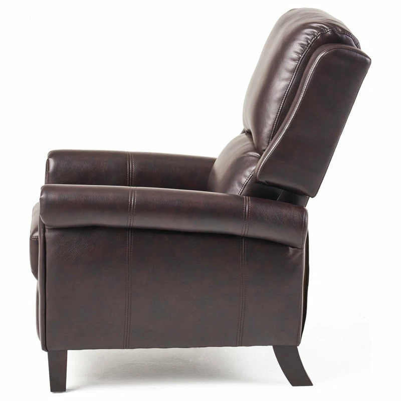 GDFStudio GDF Studio Memphis PU Leather Recliner, Burgundy - Image 5