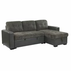 Lexicon Home Fairhope 2pcs Sectional Sofa, Brownish Gray Color