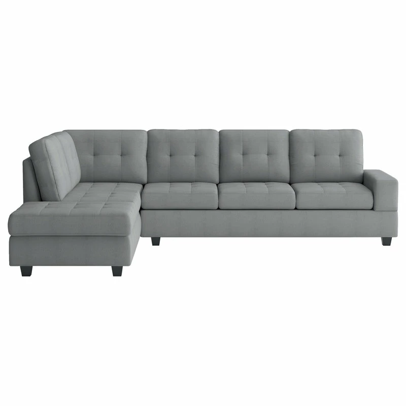 Lexicon Home Hedera 2-Piece Set Sectional Sofa, Gray Color - Image 7