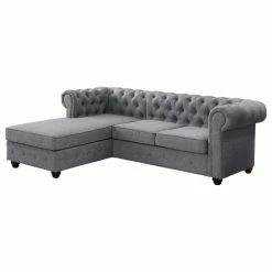 Fully Wind Co., Ltd. Gracia Sectional Sofa, Gray