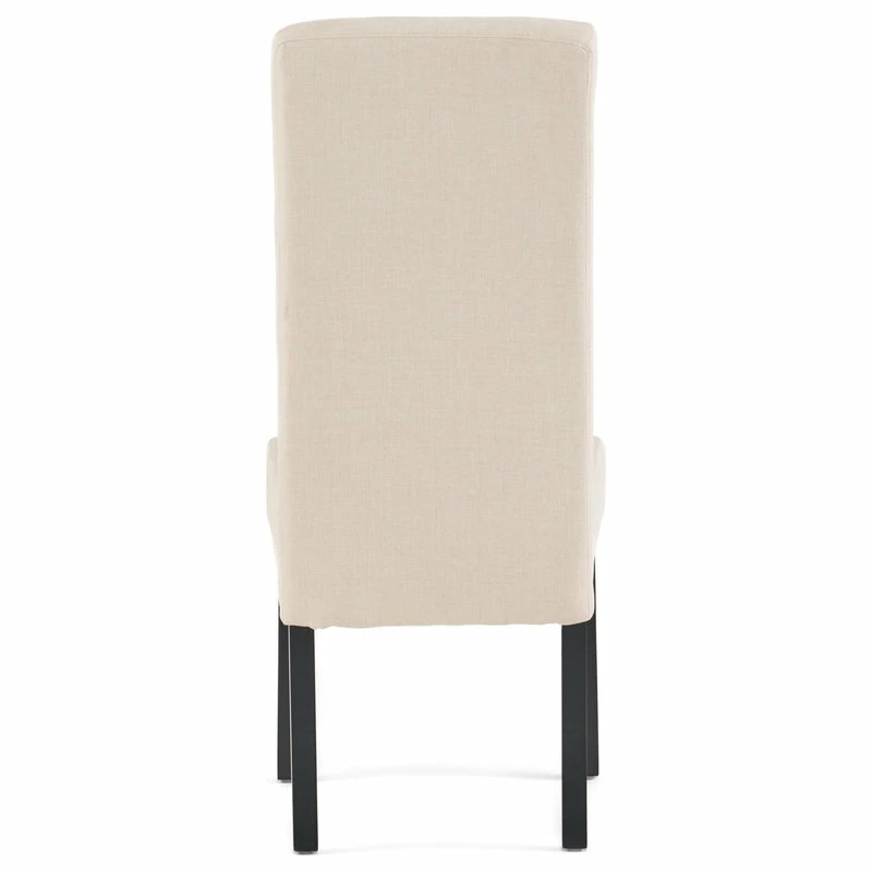 GDFStudio GDF Studio Darby Tall Back Linen Dining Chairs, Set Of 2 - Image 6