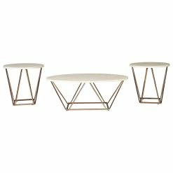 Ashley Furniture Industries Tarica Two-tone Occasional Table Set Of 3