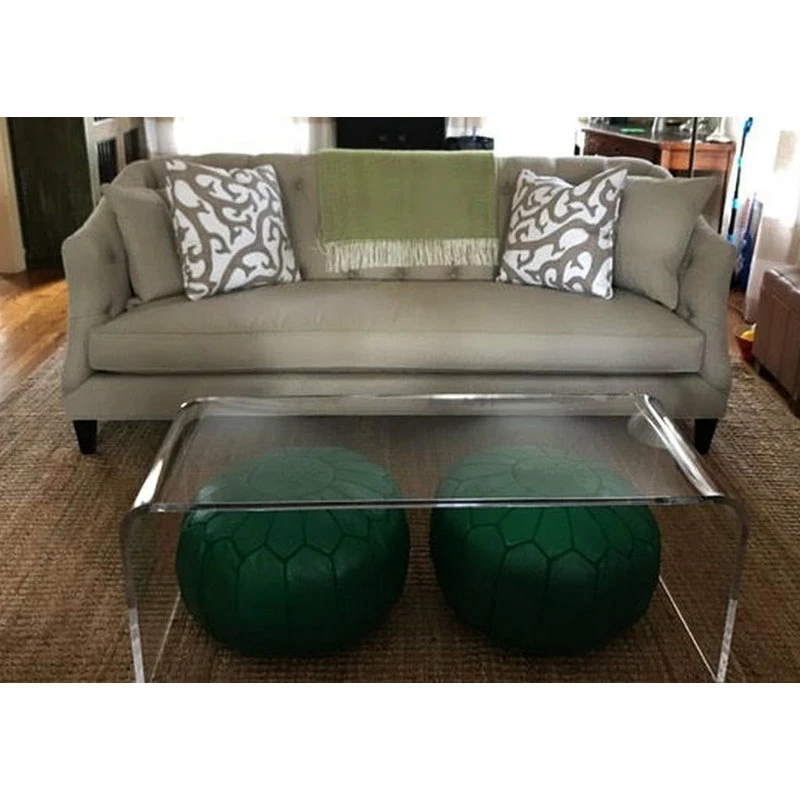 Southeastflorida Acrylic Coffee Table Lucite, 50"x20"x17", 3/4" Thick - Image 3