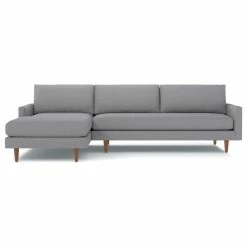 Apt2B Scott 2-Piece Sectional Sofa, Mountain Gray, Chaise On Left