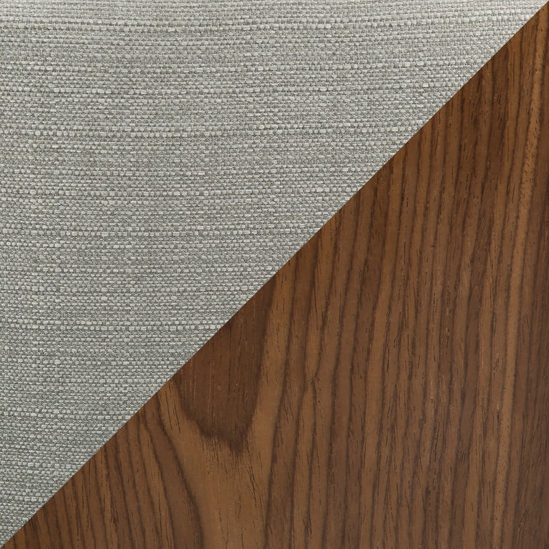 Lumisource Curvo Dining Chair, Walnut And Gray - Image 5