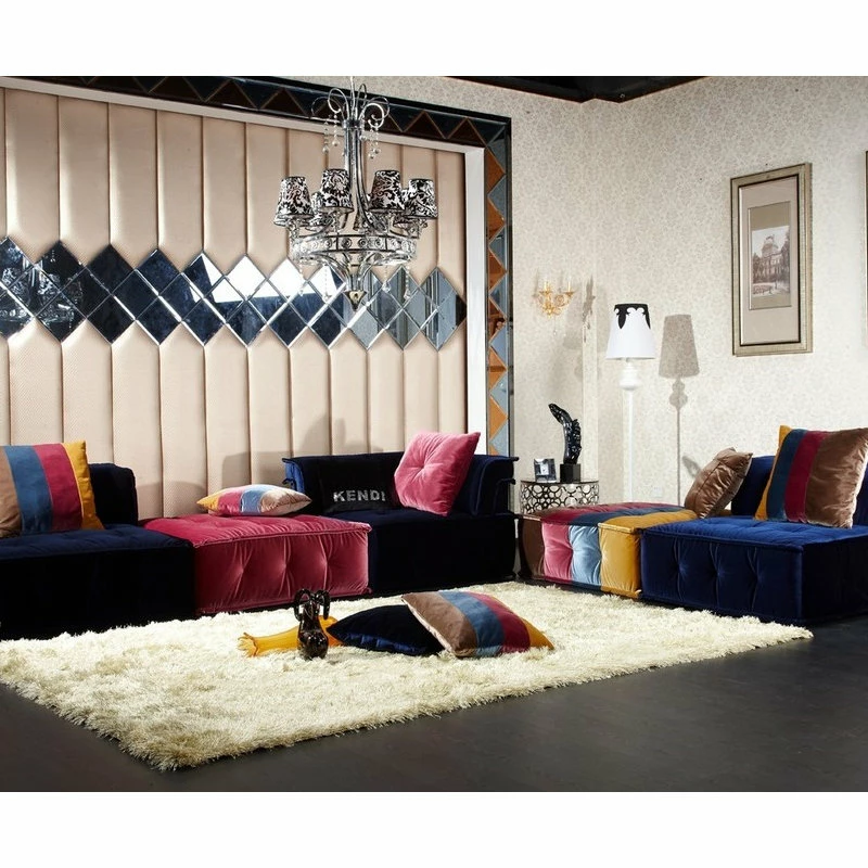 Vig Furniture Inc. Dubai Transitional Fabric Sectional Sofa - Image 2