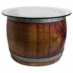 Alpine Wine Design Cork And Barrel Coffee Table