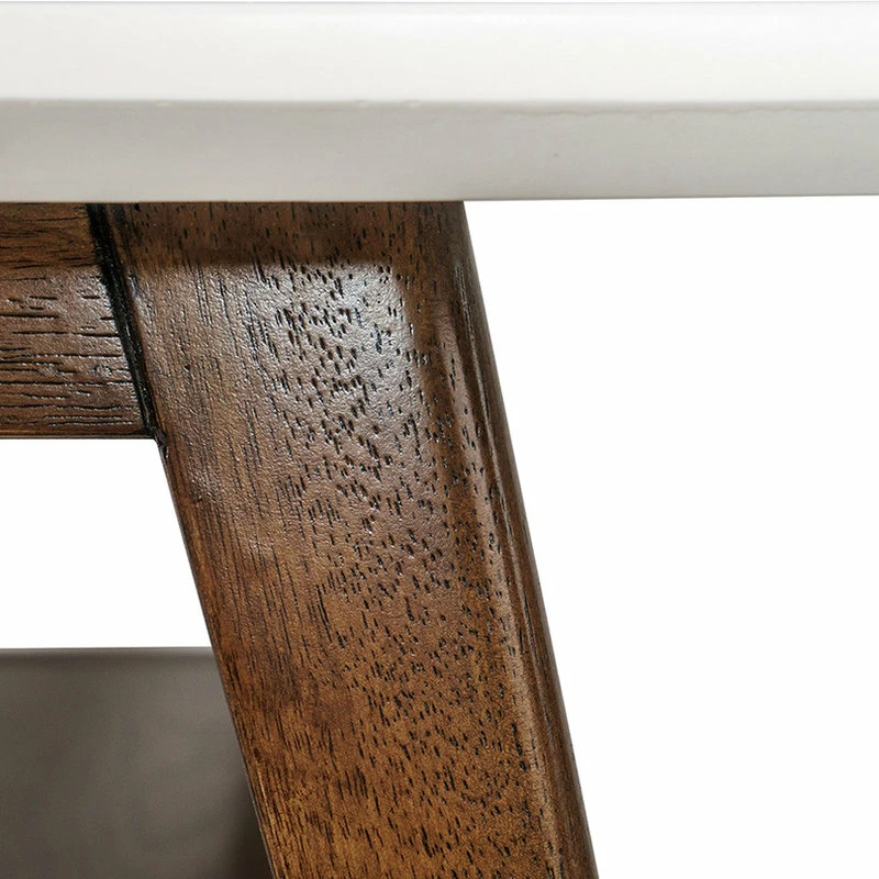 GwG Outlet Madison Park Parker Coffee Table In White/Pecan Finish MP120-0094 - Image 3