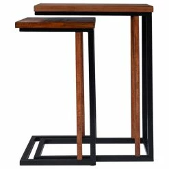 SEI Furniture Hearzly Nesting C-Tables, 2-Piece Set