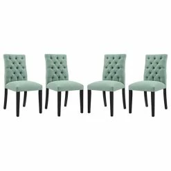 Modway Duchess Dining Chair In Laguna (Set Of 4)