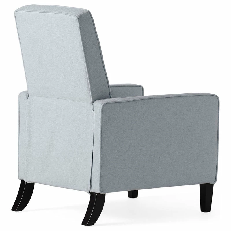 GDFStudio GDF Studio Drake Light Gray Fabric Recliner Club Chair - Image 11