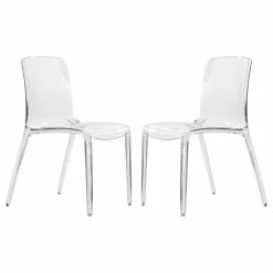 LeisureMod Murray Modern Dining Chair, Set Of 2