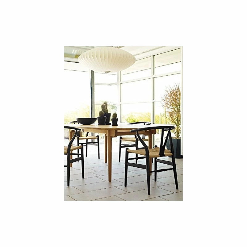 Homedotdot Modern Dining Chairs Wood Armchairs, Set Of 2, Black - Image 4