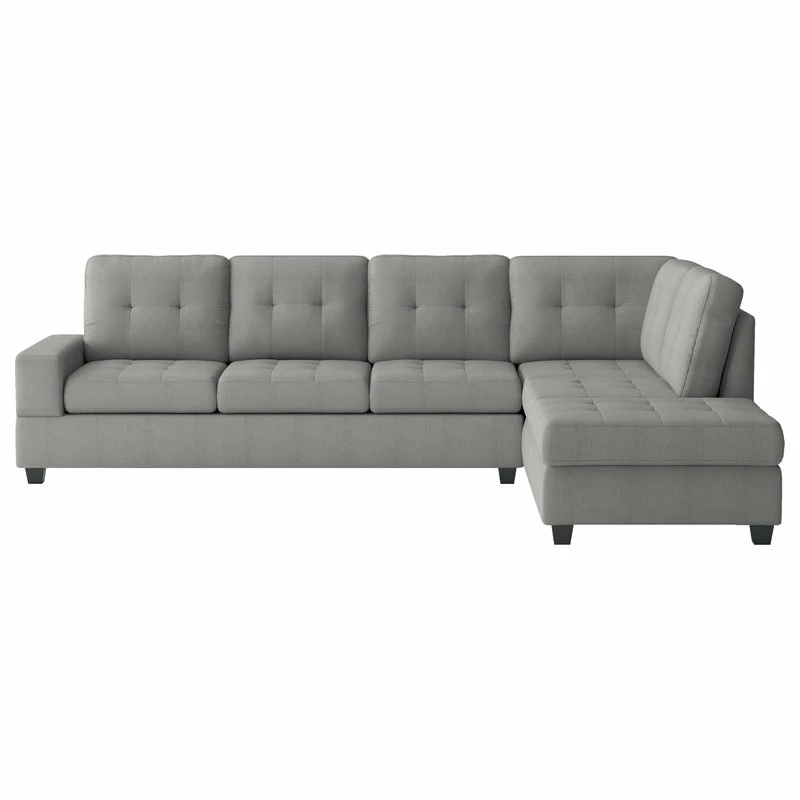 Lexicon Home Hedera 2-Piece Set Sectional Sofa, Gray Color - Image 2