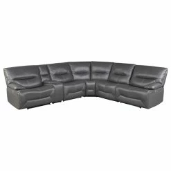 Lexicon Home Viggo Sectional Collection, 6-Pieces Power Reclining Sectional Set (C)