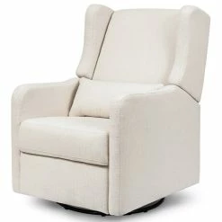 Carter's By DaVinci Arlo Transitional Fabric Recliner And Swivel Glider In Beige