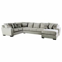 Furniture Of America E-Commerce By Enitial Lab Furniture Of America Gambeli Transitional Fabric Flared Arm Sectional In Beige