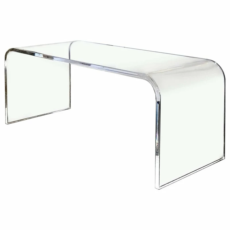 Southeastflorida Acrylic Coffee Cocktail Table Lucite, 32"x16"x16", 3/4" Thick