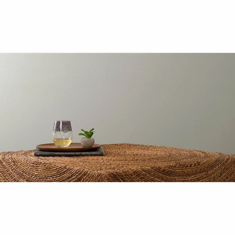 East At Main's Chickasaw Brown Abaca Square Coffee Table - Image 4