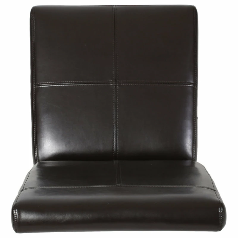 GDFStudio GDF Studio Percival T-stitched Chocolate Brown Leather Dining Chairs, Brown, Set - Image 11