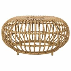 GDFStudio Whitetail Wicker Coffee Table