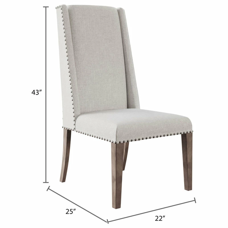 Abbyson Living Chester Dining Chair, Set Of 2 - Image 5