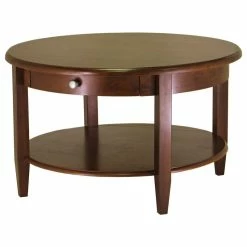 Winsome Wood Transitional Antique Walnut Composite Wood Coffee Table 94231
