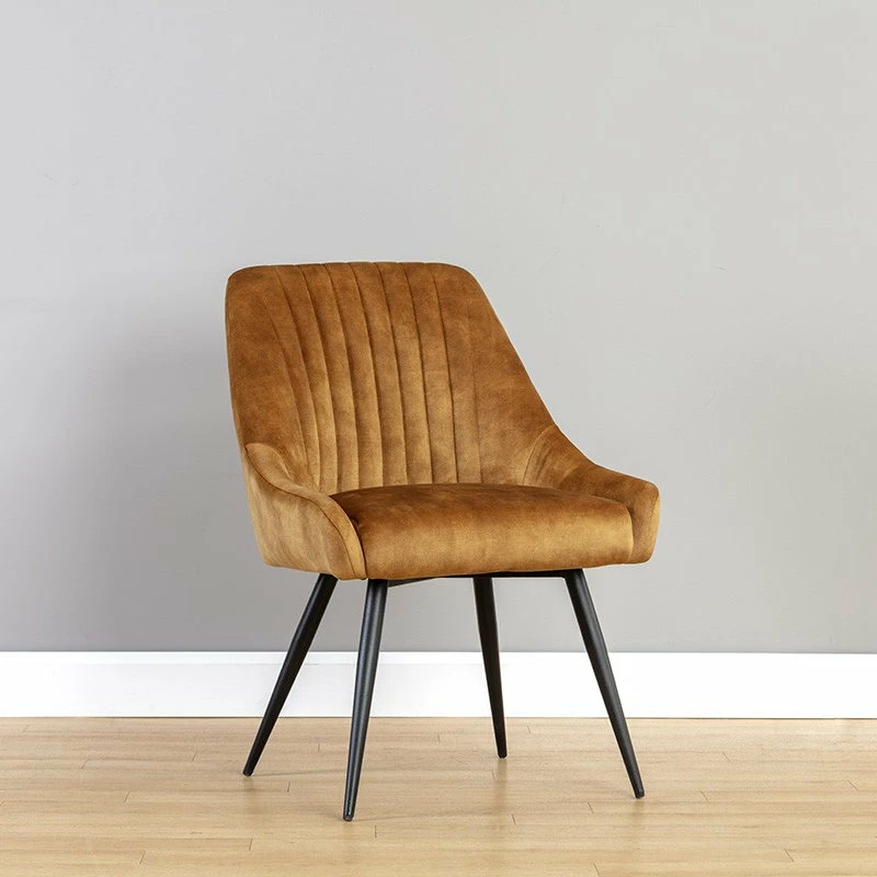 MOD The Remi Dining Chair, Gold, Polyester - Image 4