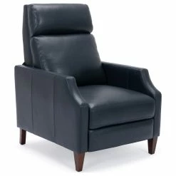 Comfort Pointe Biltmore Push Back Recliner, Midnight Blue