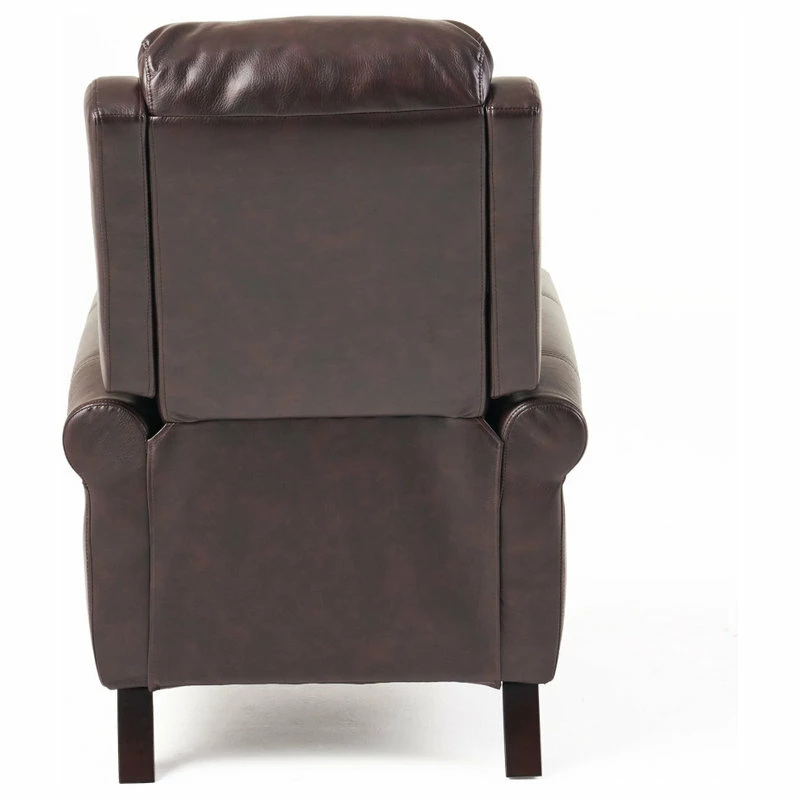 GDFStudio GDF Studio Memphis PU Leather Recliner, Burgundy - Image 7