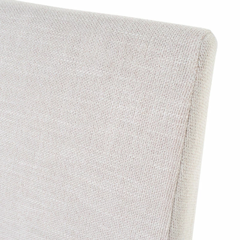 GDFStudio Oceanna Mid Century Modern Dining Chairs, Set Of 2, Light Beige/Oak, Fabric - Image 9