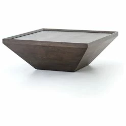 Four Hands Drake Coffee Table, Coal