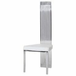 MOD The Millennium Dining Chair, White, Leatherette