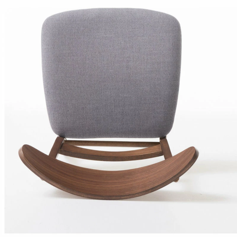 GDFStudio Skylar Dining Chairs, Set Of 4, Dark Gray/Walnut - Image 4