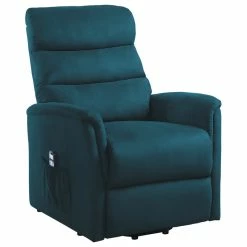 Lexicon Home Laurelton Power Lift Recliner, With Massage And Heat, Blue