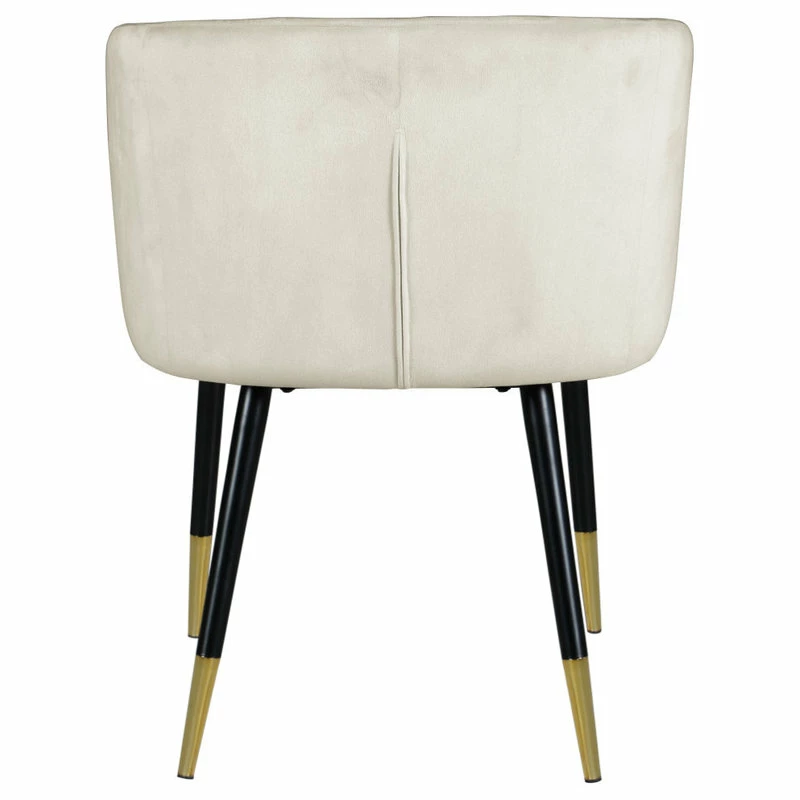 MOD The Soho Dining Chair, Cream, Velvet - Image 2