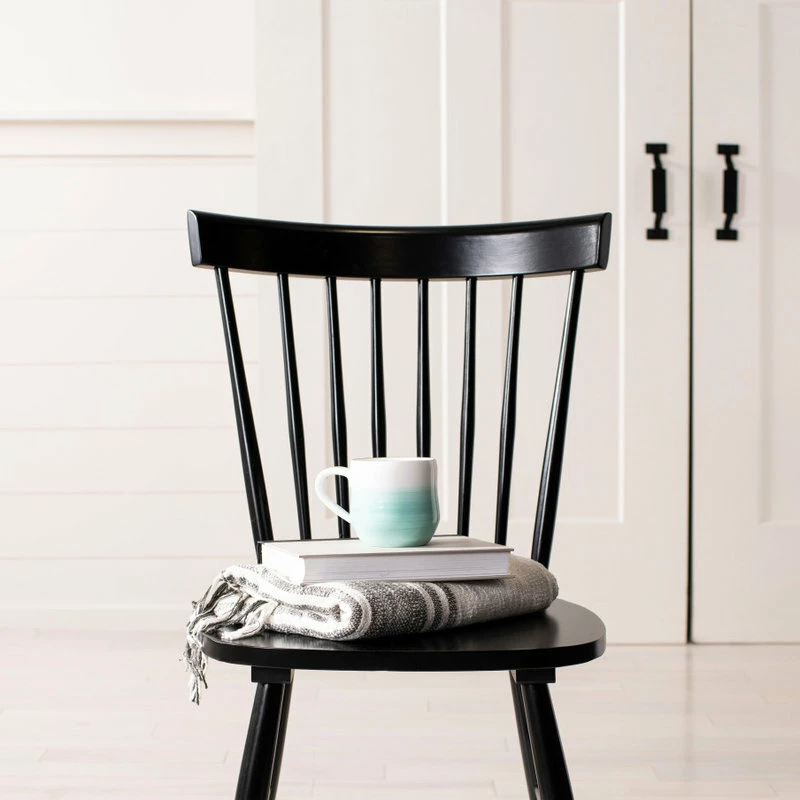 Safavieh Parker Spindle Dining Chairs, Set Of 2, Black - Image 3