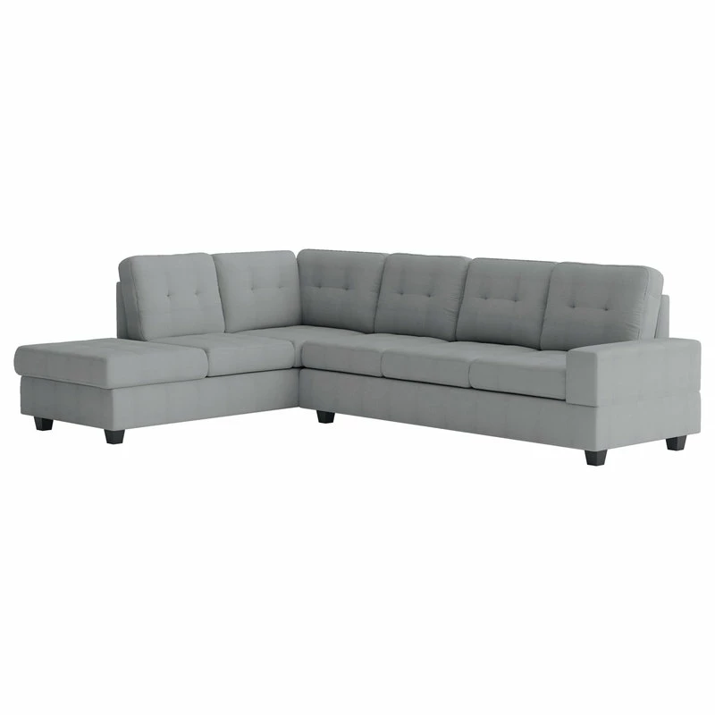 Lexicon Home Hedera 2-Piece Set Sectional Sofa, Gray Color - Image 6