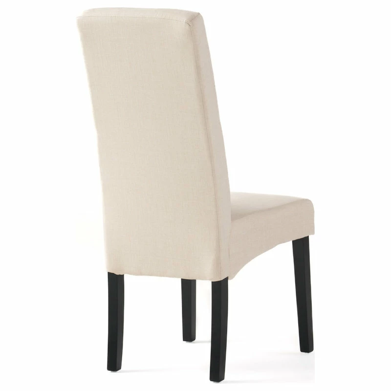 GDFStudio GDF Studio Darby Tall Back Linen Dining Chairs, Set Of 2 - Image 4