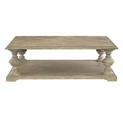 Bernhardt Furniture Company Bernhardt Campania Cocktail Table, Weathered Sand Finish