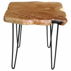 Greenage Cedar Roots 4 Leg Coffee Table, Cedar, 20"x20"x21"