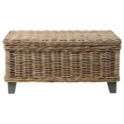 East At Main's Hayward Brown Rectangular Rattan Coffee Table