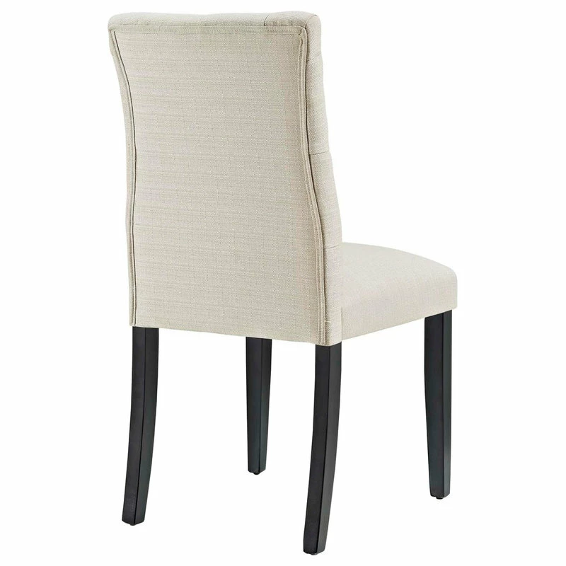 Modway Duchess Fabric Set Of 2 Dining Chair With Beige Finish EEI-3474-BEI - Image 4