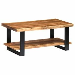 Bolton Furniture, Inc. Alpine Natural Live Edge Wood Coffee Table