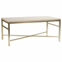SEI Furniture Gayle Faux Stone Cocktail Table